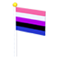 Gender Fluid Flag - Uncommon from Pride Event 2022